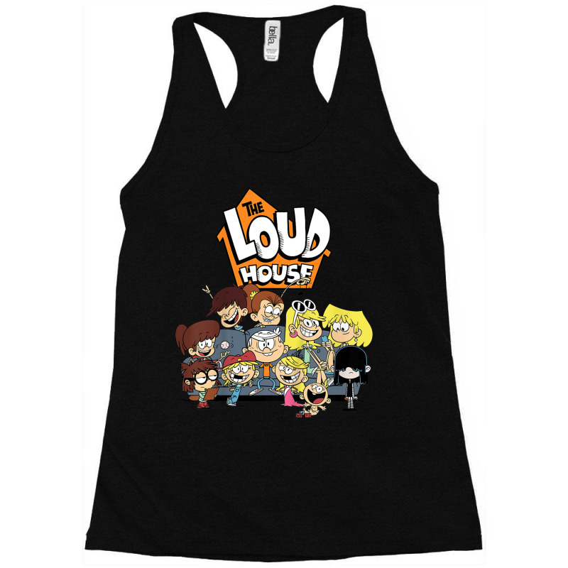 Kids The Loud House Loud Siblings On Couch Racerback Tank by BuenaFukui | Artistshot