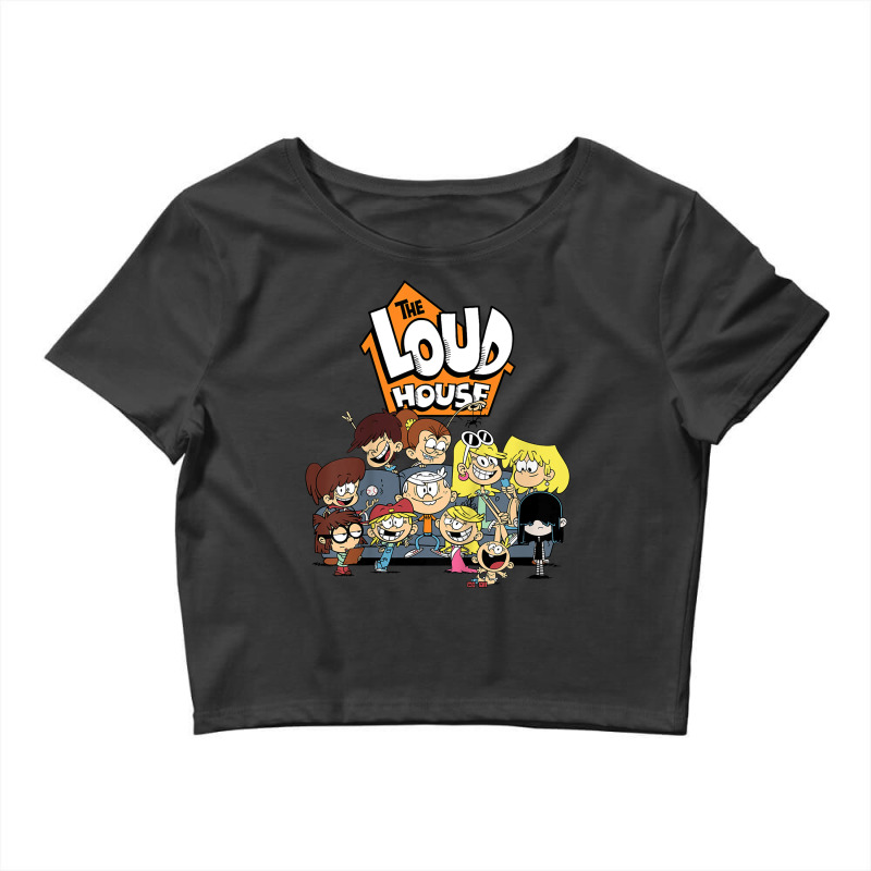 Kids The Loud House Loud Siblings On Couch Crop Top by BuenaFukui | Artistshot