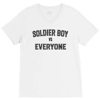 Soldier Boy Vs Everyone Premium T Shirt V-neck Tee | Artistshot