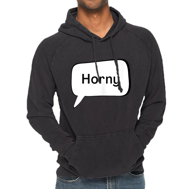 Horny   Texting Top Tank Top Vintage Hoodie | Artistshot