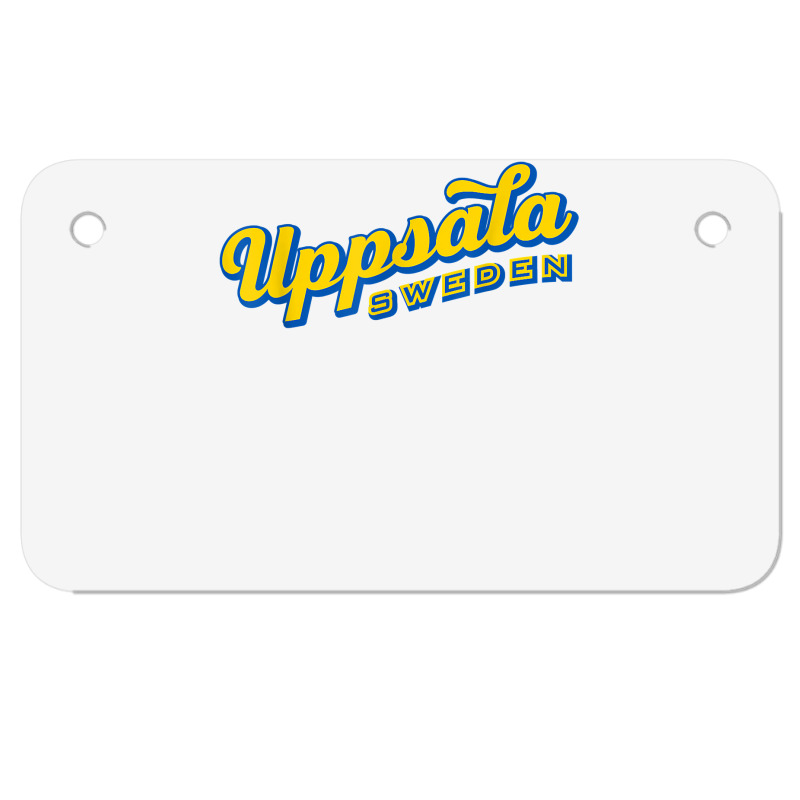 Uppsala Sweden T Shirt Motorcycle License Plate | Artistshot