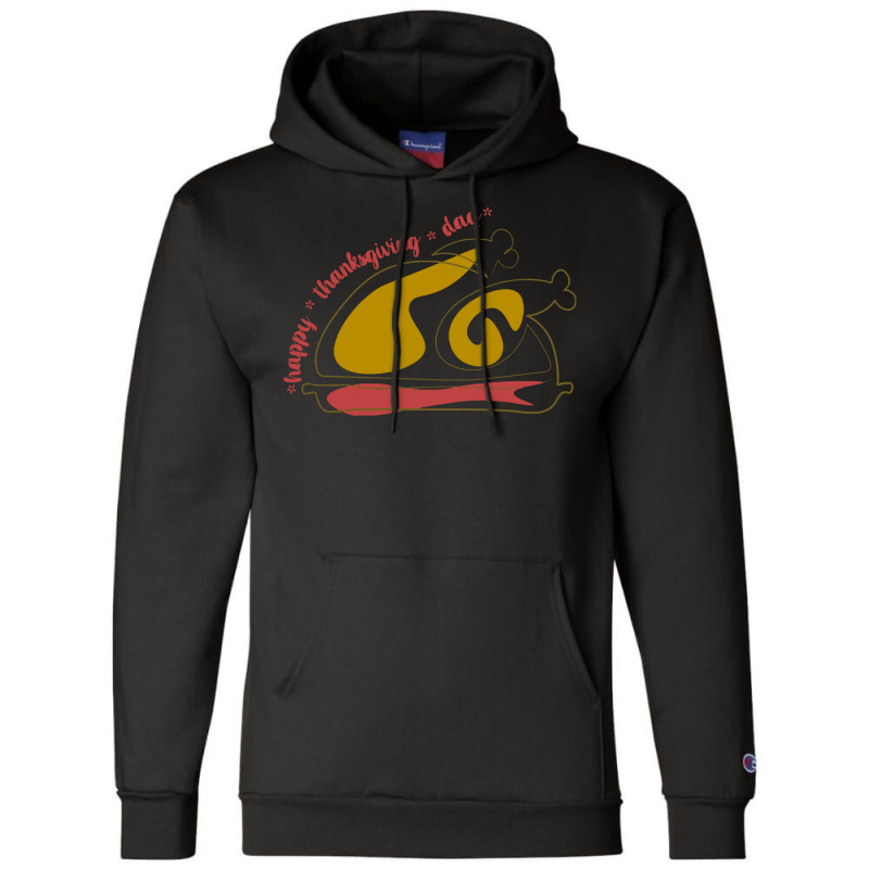 Thanksgiving Turkey Thanksgiving Turkey Lettering Happy Thanksgiving D Champion Hoodie | Artistshot