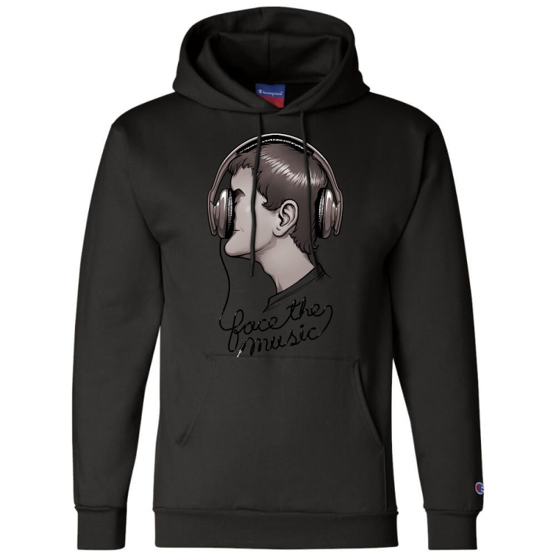 Face The Music Champion Hoodie by Bertrand Angulo | Artistshot