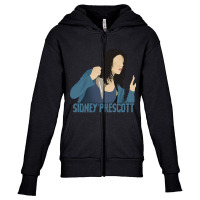 Sidney Prescott Minimalist Youth Zipper Hoodie | Artistshot