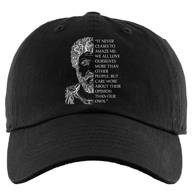 Stoicism Marcus Aurelius Stoic Philosophy Quote Opinion Kids Cap by cm-arts | Artistshot