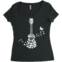 Ukulele Gift T  Shirt A Four String Ukulele Instrument With Beautiful Women's Triblend Scoop T-shirt | Artistshot