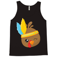 Thanksgiving Turkey Thanksgiving Turkey, Brown Turkey, Feathers Tank Top | Artistshot