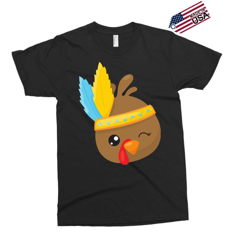 Thanksgiving Turkey Thanksgiving Turkey, Brown Turkey, Feathers Exclusive T-shirt | Artistshot