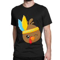 Thanksgiving Turkey Thanksgiving Turkey, Brown Turkey, Feathers Classic T-shirt | Artistshot