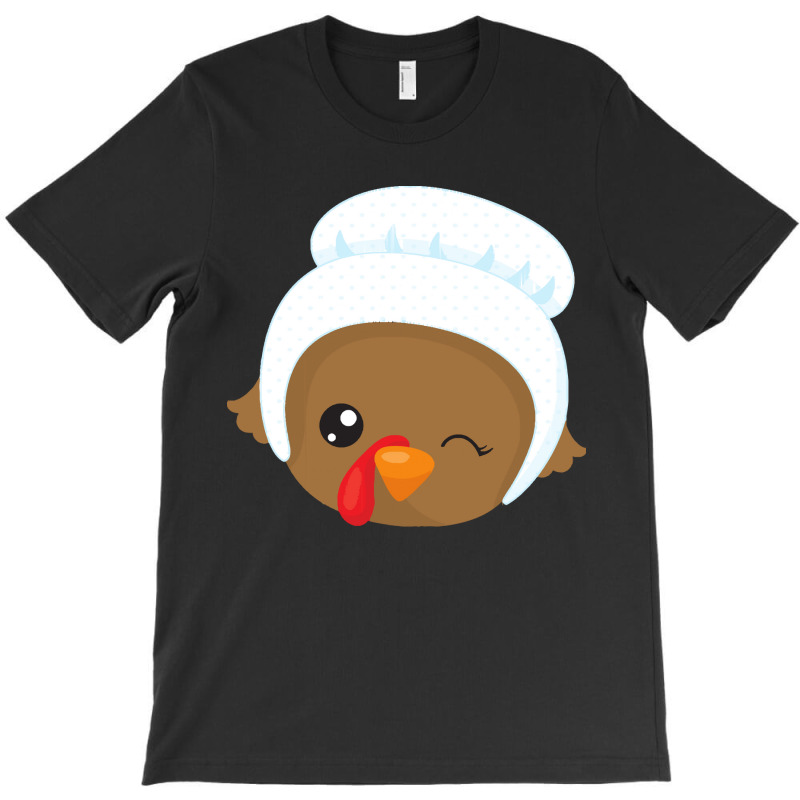 Thanksgiving Turkey Thanksgiving Turkey, Brown Turkey, Pilgrim Bonnet T-shirt | Artistshot