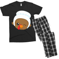 Thanksgiving Turkey Thanksgiving Turkey, Brown Turkey, Pilgrim Bonnet Men's T-shirt Pajama Set | Artistshot