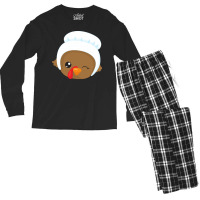 Thanksgiving Turkey Thanksgiving Turkey, Brown Turkey, Pilgrim Bonnet Men's Long Sleeve Pajama Set | Artistshot