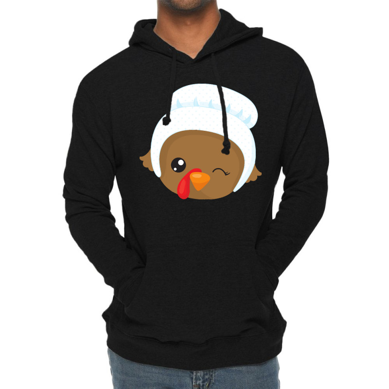 Thanksgiving Turkey Thanksgiving Turkey, Brown Turkey, Pilgrim Bonnet Lightweight Hoodie | Artistshot