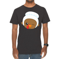 Thanksgiving Turkey Thanksgiving Turkey, Brown Turkey, Pilgrim Bonnet Vintage T-shirt | Artistshot