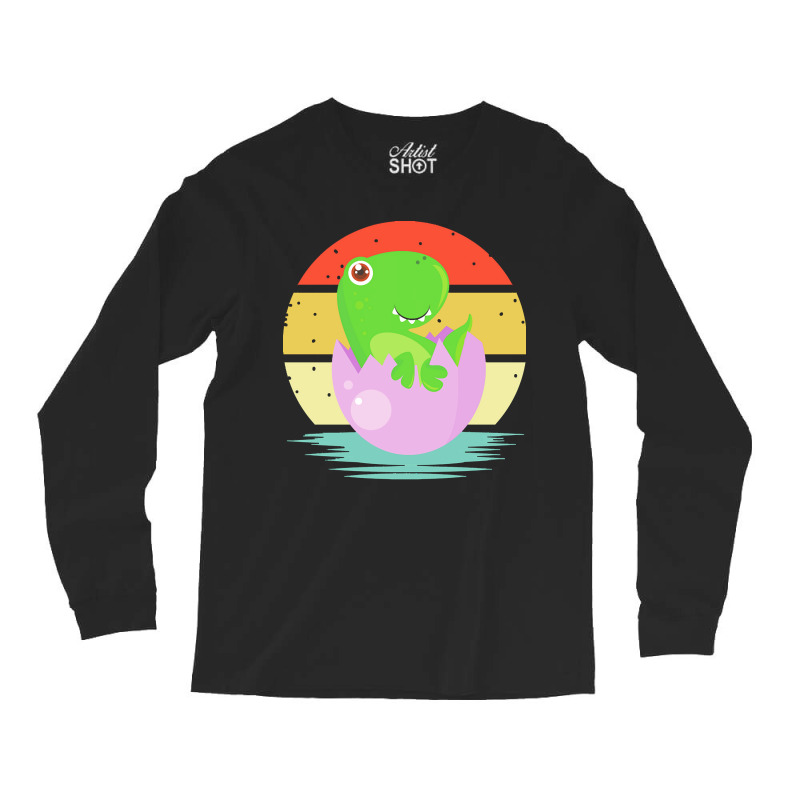 Cute Dinosaur Design Cute Dinosaur Long Sleeve Shirts | Artistshot