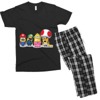 Super Minion Bros Men's T-shirt Pajama Set | Artistshot