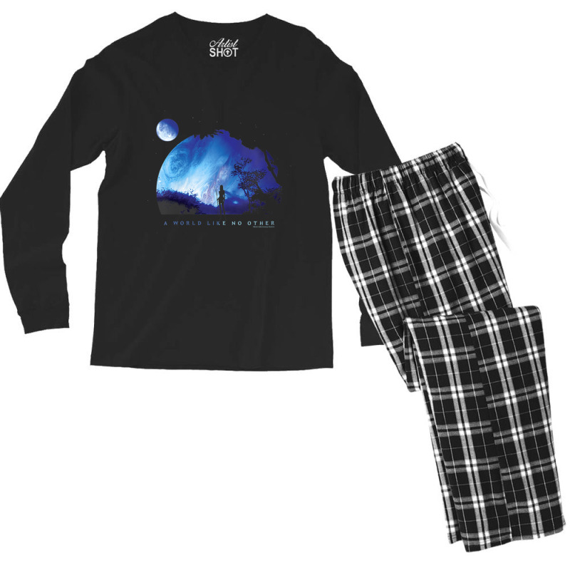 Womens Avatar Na'vi Pandora A World Like No Other V Neck T Shirt Men's Long Sleeve Pajama Set | Artistshot