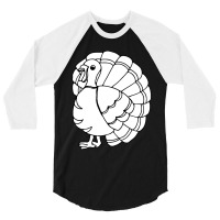 Thanksgiving Turkey Turkey Birds 3/4 Sleeve Shirt | Artistshot