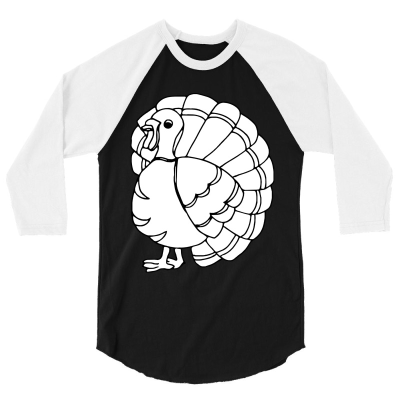 Thanksgiving Turkey Turkey Birds 3/4 Sleeve Shirt | Artistshot