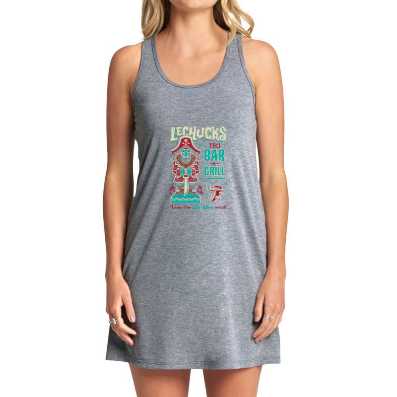 Monkey Island T-shirtlechucks Tiki Bar - Monkey Island - Retro Video G Tank Dress by TimothyPickard | Artistshot