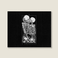 The Skull Telling Lovers 1 Landscape Canvas Print | Artistshot