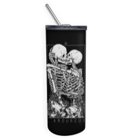 The Skull Telling Lovers 1 Skinny Tumbler | Artistshot