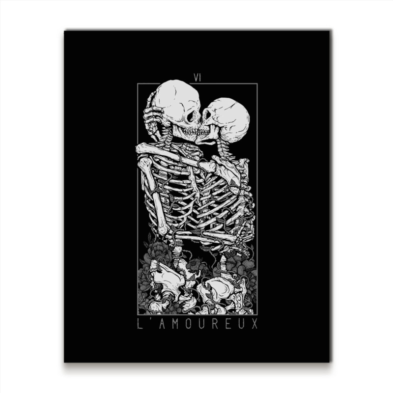 The Skull Telling Lovers 1 Metal Print Vertical | Artistshot