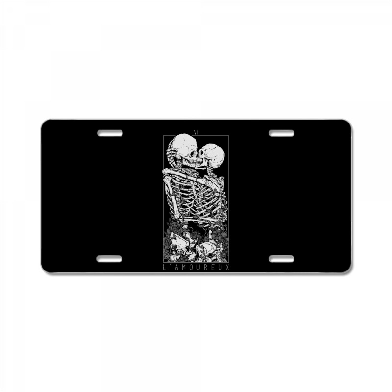 The Skull Telling Lovers 1 License Plate | Artistshot