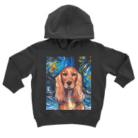 Cocker Spaniel T  Shirt Cocker Spaniel Night Toddler Hoodie | Artistshot