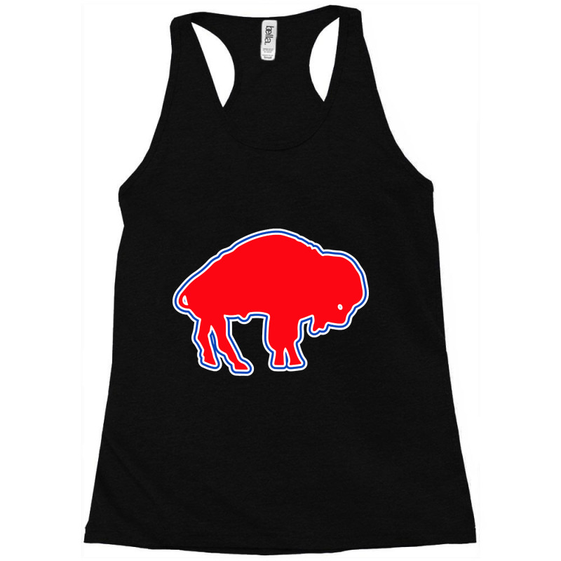 Buffalo Standing Red Racerback Tank by Kosdapen517 | Artistshot