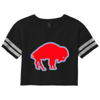 Buffalo Standing Red Scorecard Crop Tee | Artistshot