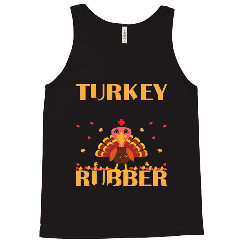 Thanksgiving Turkey Turkey Scrubs Rubber Gloves Tank Top | Artistshot