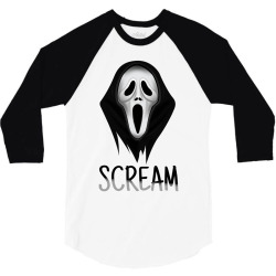 SCREAM MASK 3/4 Sleeve Shirt | Artistshot