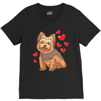 Yorkie T  Shirt Cute Yorkshire Terrier Yorkie Dog Gift T  Shirt V-neck Tee | Artistshot