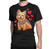 Yorkie T  Shirt Cute Yorkshire Terrier Yorkie Dog Gift T  Shirt Classic T-shirt | Artistshot