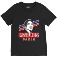 Marcos Parin 70s Inspired V-neck Tee | Artistshot