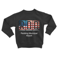 Rdd Redding Municipal Airport Toddler Sweatshirt | Artistshot