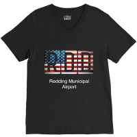 Rdd Redding Municipal Airport V-neck Tee | Artistshot