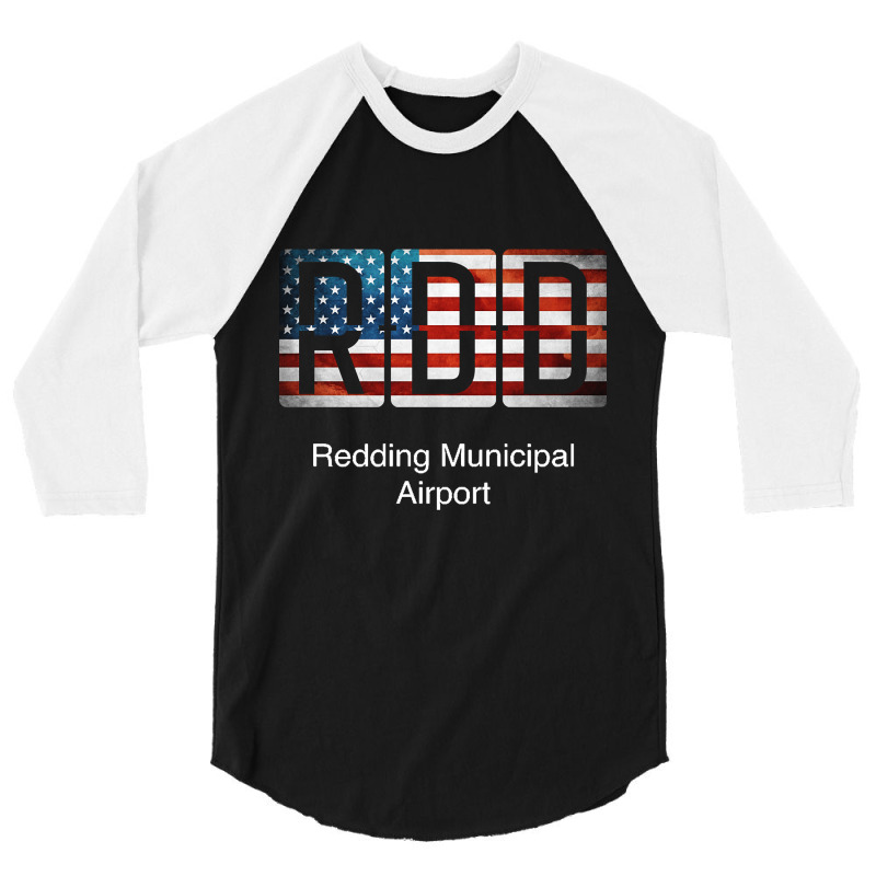 Rdd Redding Municipal Airport 3/4 Sleeve Shirt | Artistshot