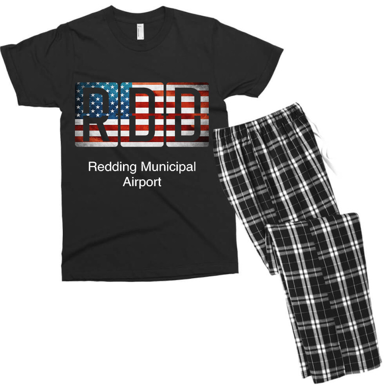 Rdd Redding Municipal Airport Men's T-shirt Pajama Set | Artistshot