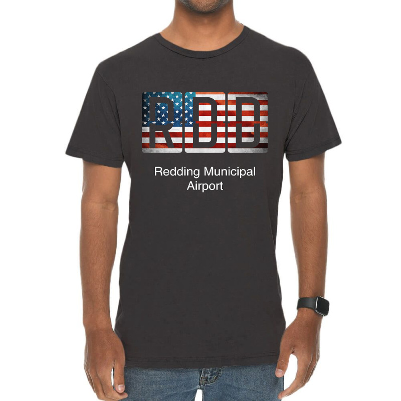 Rdd Redding Municipal Airport Vintage T-shirt | Artistshot