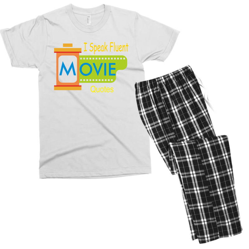 I Speak Fluent Movie Quotes Men's T-shirt Pajama Set by andibiz3583 | Artistshot