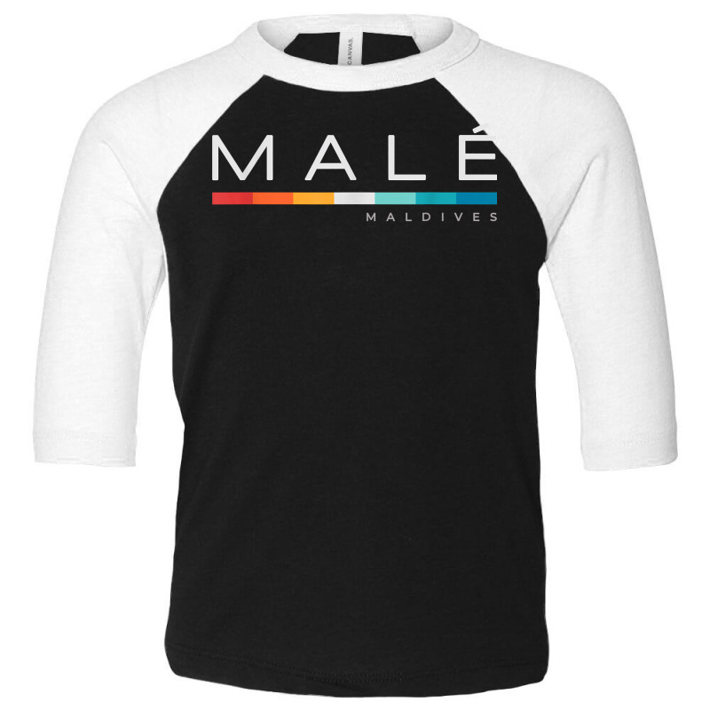 Male Maldives T Shirt Toddler 3/4 Sleeve Tee | Artistshot