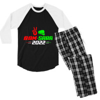 President Peace Red Bbm Sara Bong Bong Marcos 2022 Men's 3/4 Sleeve Pajama Set | Artistshot