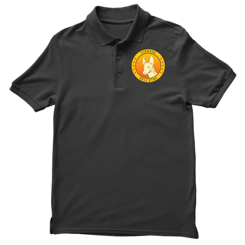 Cirneco Delletna Cirneco Dell' Etna Dog Portrait Men's Polo Shirt | Artistshot