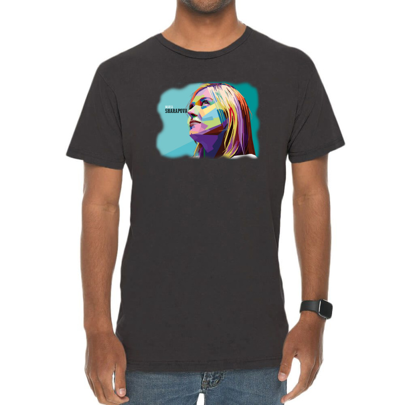 Maria Sharapova 1 Vintage T-Shirt by keydragon860606 | Artistshot