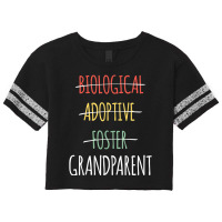 Biological Adoptive Foster Grandparent Scorecard Crop Tee | Artistshot