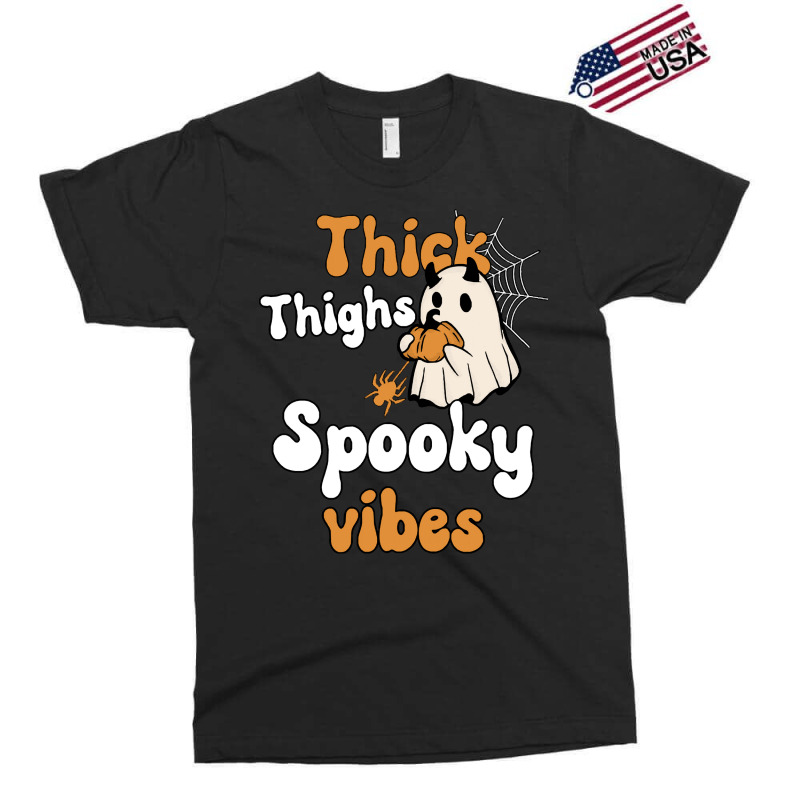 Thick Thighs Spooky Vibes Thick Thighs Spooky Vibes - Retro Groovy Vin Exclusive T-shirt | Artistshot