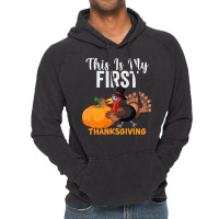 This Is My First Thanksgiving This Is My First Thanksgiving (1) Vintage Hoodie | Artistshot