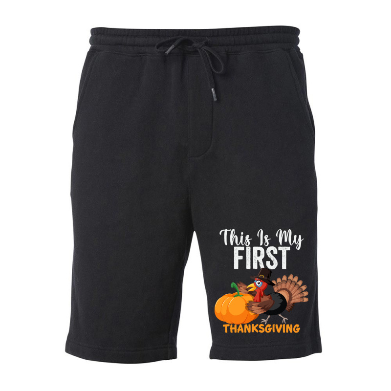 This Is My First Thanksgiving This Is My First Thanksgiving (1) Fleece Short | Artistshot